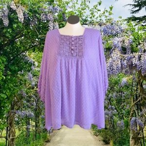 Purple Summer Blouse